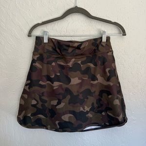 Camo athletic skirt